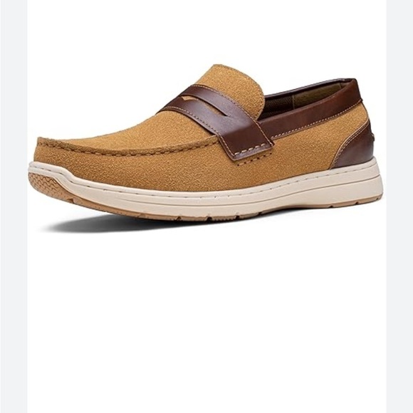Vostey Men\'s Boat Shoes Dress Suede Penny Loafers Slip On Sneakers new